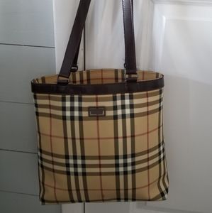 Burberry Canvas  Tote